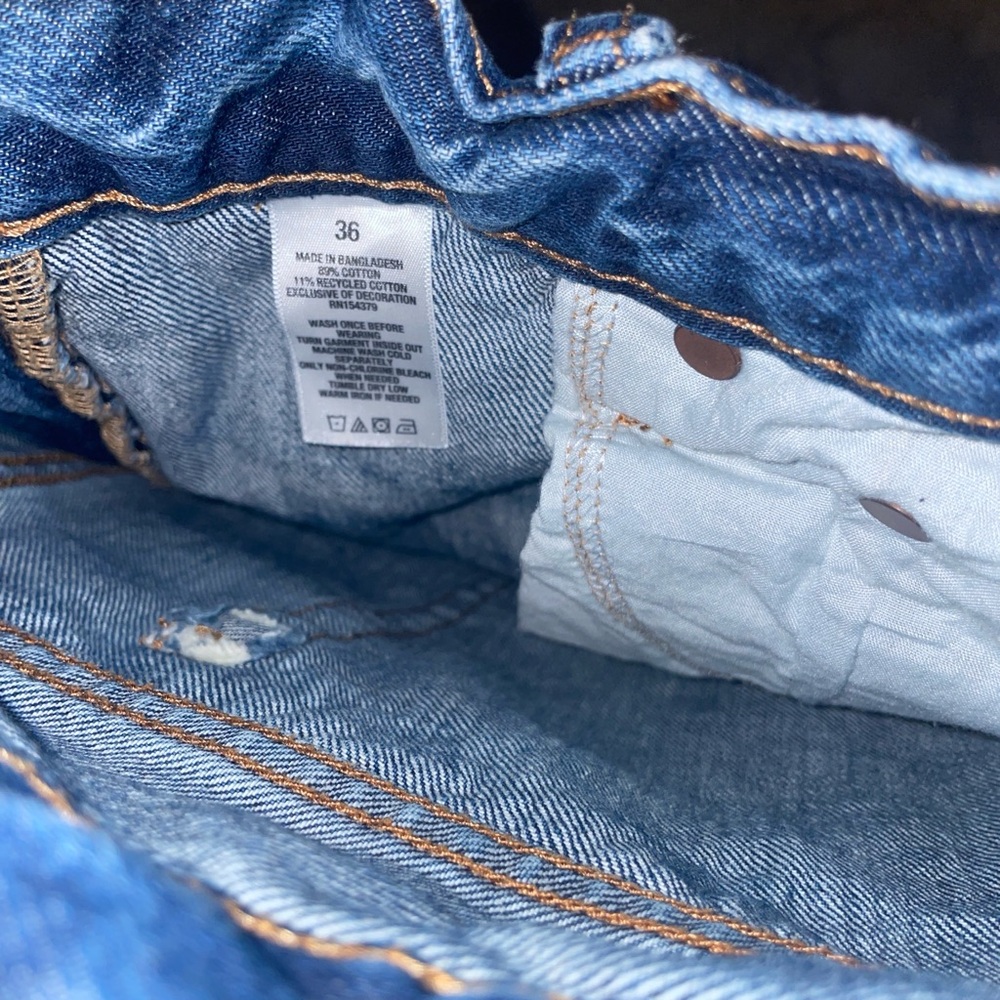 Aeropostale man Classic Blue Jean Shorts size 36 - Picture 4 of 6